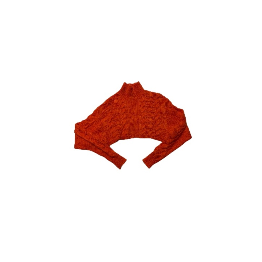 Free People Coral Mock Neck Cropped Sweater - Women’s Size XS